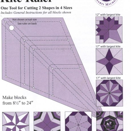 8158	Multi-Size Kite Ruler